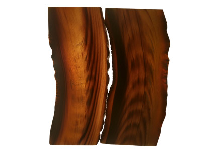 Patterned Tip Medium Brown